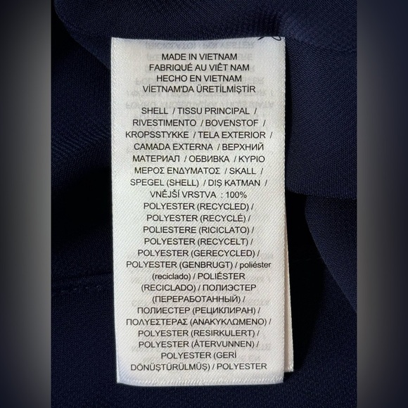 Ralph Lauren Black Label Navy Blue Sequins Georgette Sleeveless Cocktail Dress 6 - Picture 10 of 10